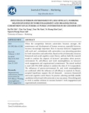 Influences of person-environment fit, self efficacy, working meaningfulness on work engagement and organizational commitment of lecturers at public universities in Ho Chi Minh City