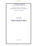 Giáo trình chăn nuôi cơ bản - Chương 1