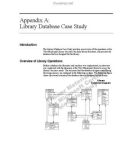 Appendix A: Library Database Case Study