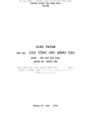 Giáo trình Gia công CNC nâng cao (Nghề: Cắt gọt kim loại - Trình độ: Trung cấp) - Trường Trung cấp Tháp Mười