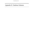 Appendix B: Database Schemas