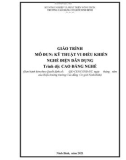 Giáo trình Kỹ thuật vi điều khiển (Nghề: Điện dân dụng - Cao đẳng) - Trường Cao đẳng Cơ giới Ninh Bình (2021)