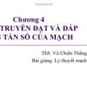 Giáo trinh lý thuyết mạch - Chương 4