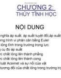 Bài giảng thuỷ lực_Chương 2