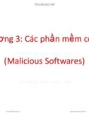 Bài giảng An ninh mạng - Chương 3: Các phần mềm có hại (Malicious Softwares)