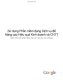 Sử dụng Phần mềm dạng Dịch vụ để Nâng cao Hiệu quả Kinh doanh và CNTT