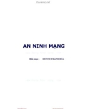 Bài giảng An ninh mạng – Huỳnh Thanh Hòa