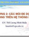 Bài giảng An ninh mạng máy tính - Chương 2: Các mối đe dọa và lỗ hổng trên hệ thống mạng (ThS. Lương Minh Huấn)