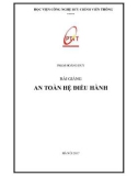 Bài giảng An toàn hệ điều hành: Phần 1