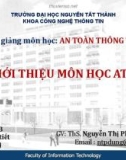 Bài giảng An toàn thông tin: Chương 0 - ThS. Nguyễn Thị Phong Dung