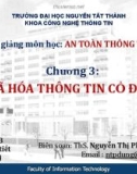 Bài giảng An toàn thông tin: Chương 3 - ThS. Nguyễn Thị Phong Dung