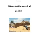 Bảo quản thóc quy mô hộ gia đình