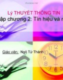 LÝ THUYẾT THÔNG TIN - bài tập chương 2