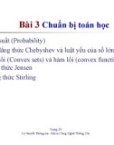 Bài giảng Bài 3: Chuẩn bị toán học