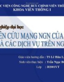 Đồ án tốt nghiệp: Nghiên cứu mạng NGN của VNPT và các dịch vụ trên NGN