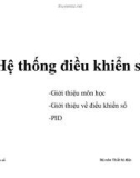 Giáo trình hệ thống điều khiển số - Phần 1