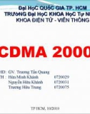 Tài liệu thực tập công nghệ thông tin - CDMA 2000