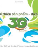 Giới thiệu sản phẩm - dịch vụ 3G