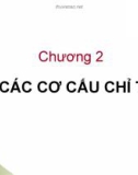 Chương 2: Lý thuyết các cơ cấu chỉ thị