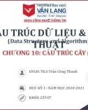 Bài giảng Cấu trúc dữ liệu và giải thuật: Chương 10 - Trường ĐH Văn Lang