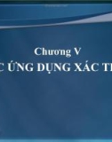 Chương V - CÁC ỨNG DỤNG XÁC THỰC