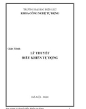Giáo trình Lý thuyết điều khiển tự động - ĐH Điện Lực