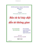 Đề tài môn Phương pháp nghiên cứu khoa học Bão từ kẻ hủy diệt đến từ không gian 