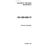 Giáo trình Cấu kiện điện tử - vật lý bán dẫn - Dư Quang Bình