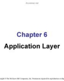 Bài giảng Chapter 6: Application Layer