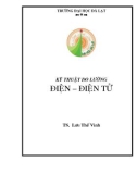 Giáo trinh : KỸ THUẬT ĐO LƯỜNG ĐIỆN - ĐIỆN TỬ part 1