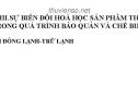 Giáo trình hóa thủy sản - Chương III.SỰ BIẾN ĐỔI HOÁ HỌC SẢN PHẨM THỦY SẢN TRONG QUÁ TRÌNH BẢO QUẢN VÀ CHẾ BIẾN