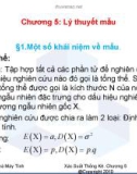 Bài giảng Chương 5: Lý thuyết mẫu