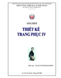 Giáo trình Thiết kế trang phục IV - Phần 1 : giới thiệu môn học