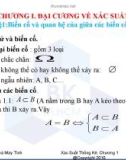 Bài giảng Chương I: Đại cương về xác suất