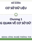 Bài giảng Cơsởdữliệu: Chương 1 - ThS.NguyễnThịUyênNhi