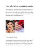 Chọn mẫu Nail cho những sự kiện trong năm