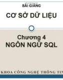 Bài giảng Cơsởdữliệu: Chương 4 - ThS.NguyễnThịUyênNhi