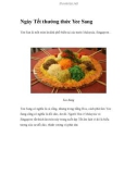 Ngày Tết thưởng thức Yee Sang