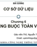 Bài giảng Cơsởdữliệu: Chương 6 - ThS.NguyễnThịUyênNhi