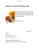 Dành Cho Người Mới Mang Thai