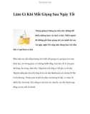 Làm Gì Khi Mất Giọng Sau Ngày Tết