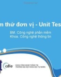 Bài giảng Công cụ kiểm thử phần mềm: Bài 7 - GV. Trương Phước Lộc