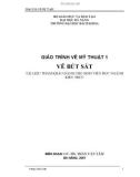 GIÁO TRÌNH VẼ MỸ THUẬT 1 VẼ BÚT SẮT