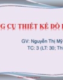 Bài giảng Công cụ thiết kế đồ họa: Chương 3 - Nguyễn Thị Mỹ Dung