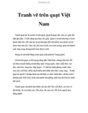 Tranh vẽ trên quạt Việt Nam