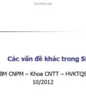 Bài giảng Công nghệ phần mềm: Bài 10 - Học viện Kỹ thuật Quân sự