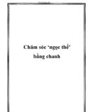 Chăm sóc ngọc thể bằng chanh