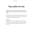 Thực phẩm cho não