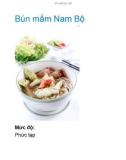 Bún mắm Nam Bộ