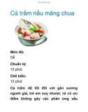 Cá trắm nấu măng chua